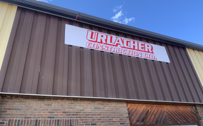 Urlacher Construction Office Sign Upgrade